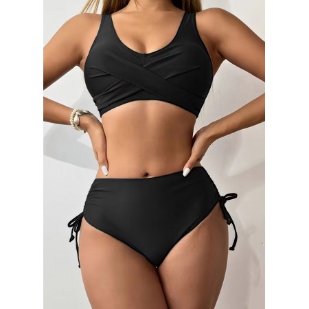 Жіночий купальник FS Women's Bikini Set L Чорний (9890)