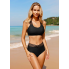 Жіночий купальник FS Vancavoo Women Bikini Set L Чорний (9912)