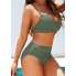  Жіночий роздільний купальник FS Bikini Set Ysabel М Оливковий (9032)