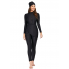 Жіночий мусульманский купальник-буркіні FS Burkini 3XL Чорний (9034)