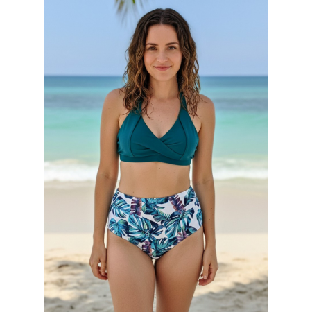 Женский раздельный купальник FS Bikini Set Spao XL Синий (9051)