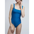  Жіночий суцільний купальник Cupshe Square Neck Wide Strap Swimsuit М Синій (9872)