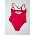  Жіночий суцільний купальник Cupshe Cherry Red Tummy Control М Червоний (9057)