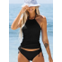Жіночий купальник танкіні роздільний FS Lovey Village Tankini L Чорний (9959)