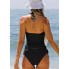 Жіночий купальник танкіні роздільний FS Lovey Village Tankini L Чорний (9959)