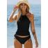 Жіночий купальник танкіні роздільний FS Lovey Village Tankini L Чорний (9959)