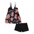 Жіночий купальник-сукня FS Tankini Swimsuit Plus Size 3XL Floral Print Рожевий (8184)