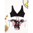  Жіночий купальник FS Tankini Yonique Women's Plus Size XL Floral Print Чорний (8191)