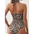 Суцільний купальник FS Leopard Front XL Чорний (8218)