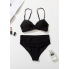  Жіночий роздільний купальник FS Bikini Set Ysabel L Чорний (8252)