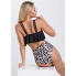  Жіночий роздільний купальник FS Bikini Set Charlotte XXL Чорний (8258)
