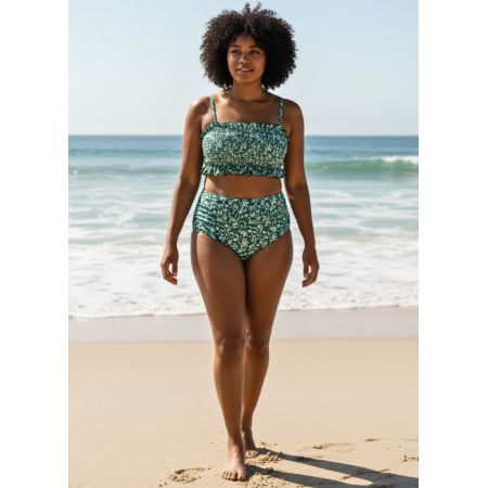  Женский раздельный купальник FS Bikini Set Lily XL Зеленый (8260)