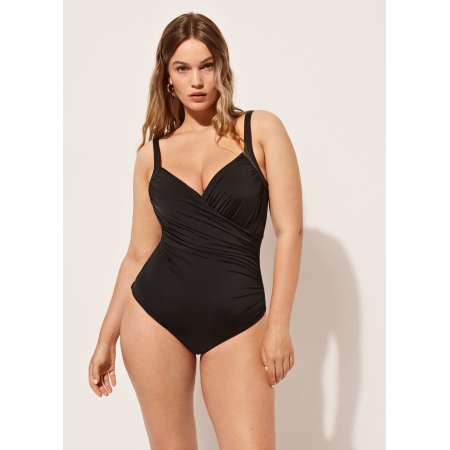 Утягивающий Слитный Купальник FS Women's 50 Plus Size Черный (8272) Утягивающий Слитный Купальник FS Women's 50 Plus Size Черный (8272)