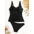  Закритий роздільний купальник FS Tankini Shekini М Топ+плавки Чорний (8324)