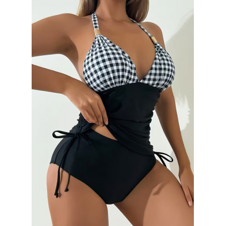 Закритий роздільний купальник FS Tankini L Топ+плавки Чорний (9531) Закритий роздільний купальник FS Tankini L Топ+плавки Чорний (9531)
