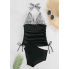  Закритий роздільний купальник FS Tankini XL Топ+плавки Чорний (8325)