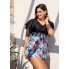  Жіночий купальник - сукня FS Tankini Plus Size XXL Чорний (8348)