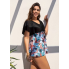 Жіночий купальник - сукня FS Tankini Plus Size XXL Чорний (8348)