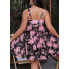  Жіночий купальник - сукня FS Tankini Plus Size 3XL Чорний (8349)