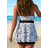 Жіночий купальник FS Tankini Yonique Women's Plus Size L Floral Print Білий (8350)