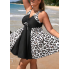  Жіночий купальник - сукня FS Tankini Plus Size XXL Чорний (8353)