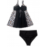  Жіночий купальник - сукня FS Tankini Plus Size XXL Чорний (8353)