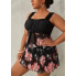  Жіночий купальник - сукня FS Tankini Plus Size XXL Чорний (8354)