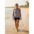 Жіночий купальник FS Tankini Swimsuits XXL Комбінований (8366)