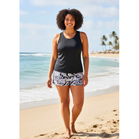 Женский купальник FS Tankini Swimsuits XXL Черный (8367)