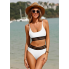  Жіночий купальник FS Trim Women Bikini Set S Білий (8377)