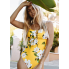  Жіночий суцільний купальник Cupshe Bikini XL Жовтий (8415)