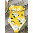  Жіночий суцільний купальник Cupshe Bikini XL Жовтий (8415)