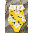  Жіночий суцільний купальник Cupshe Bikini XL Жовтий (8415)
