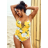  Жіночий суцільний купальник Cupshe Bikini XL Жовтий (8415)