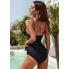 Купальник суцільний FS Jelly Tummy Control Swimsuiti XXL Чорний (10044)