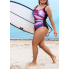 Купальник суцільний FS Dokotoo Tummy Control Swimsuiti М Чорний (9607)