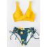  Жіночий купальник FS Floral Print L Жовтий (9536)