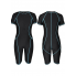  Жіночий спортивний купальник-комбінезон FS Jywmsc Women's Zip Front XL Чорний-блакитний (8446)
