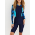  Жіночий спортивний купальник-комбінезон FS Zip Front XL Long Sleeve Синій (8448)