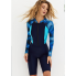  Жіночий спортивний купальник-комбінезон FS Zip Front XL Long Sleeve Синій (8448)