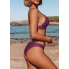 Жіночий купальник Cupshe Women's Bikini Set М Бордовий (8461)