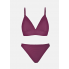 Жіночий купальник Cupshe Women's Bikini Set М Бордовий (8461)