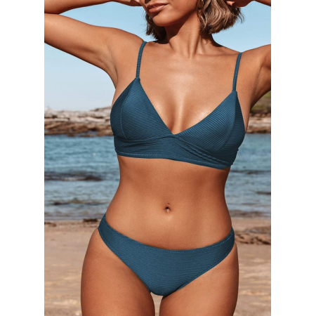 Жіночий купальник Cupshe Women's Bikini Set S Синій (8462) Жіночий купальник Cupshe Women's Bikini Set S Синій (8462)
