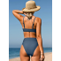 Жіночий купальник Cupshe Tempest Bikini Set М Синій (8463)