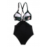 Суцільний купальник FS Leopard Front Twist Cutout Monokini М Зелений (8474)