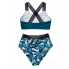  Жіночий купальник FS Vancavoo Women Bikini Set XL Синій (8479)