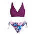 Роздільний купальник CUPSHE Women's Bikini XL Пурпурний (8491)
