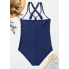Купальник суцільний FS Tummy Control Swimsuiti XXL Синій (9420)