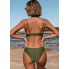Жіночий купальник Cupshe Women's Bikini Set XL Оливковий (8488)
