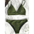 Жіночий купальник Cupshe Women's Bikini Set XL Оливковий (8488)
